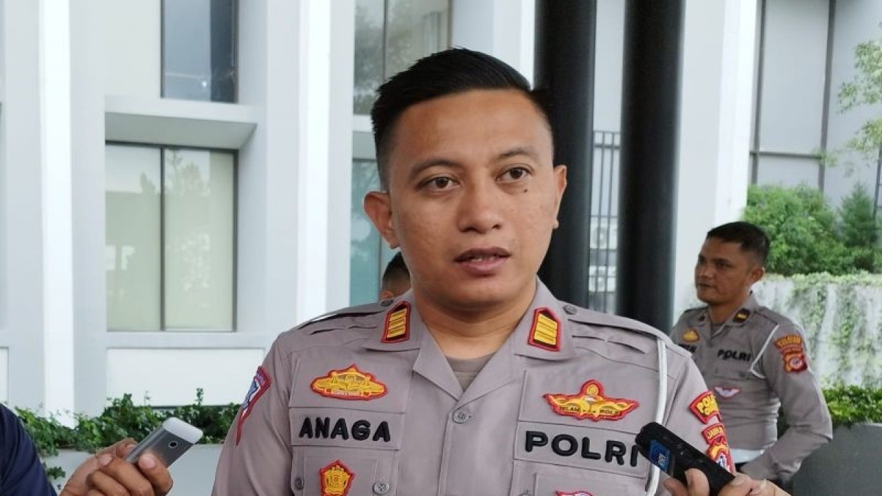 Kasat Lantas Polres Cianjur, Jawa Barat, AKP Anaga Budiharso.(ANTARA/Ahmad Fikri)