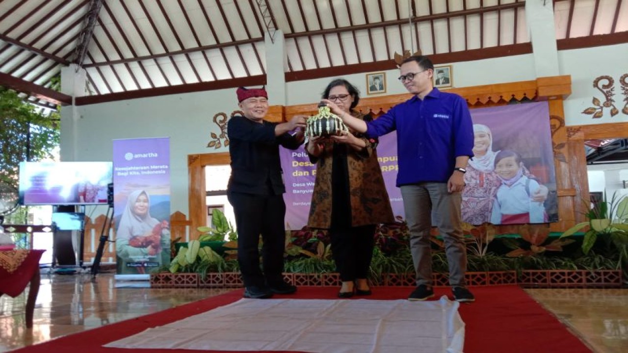 Peluncuran program Desa Ramah Perempuan dan Peduli Anak di Banyuwangi, jatim, oleh Kementerian PPPA dan Amrtha. Kamis (20/7/2023) ANTARA/HO-ist