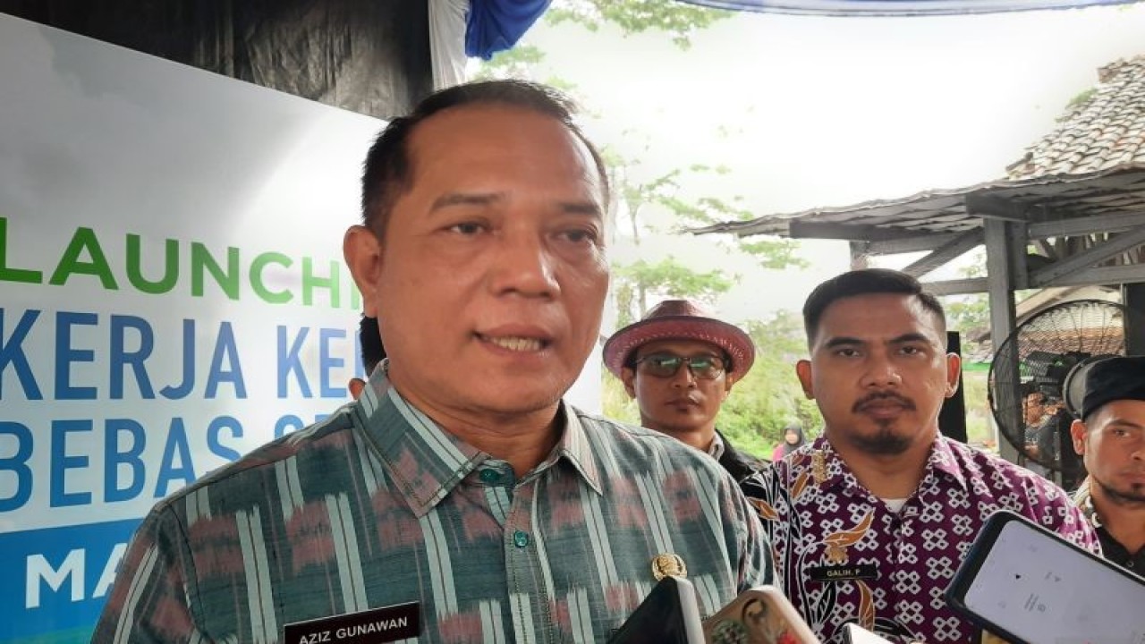 Kepala Dinsos Kabupaten Tangerang Azis Gunawan. (ANTARA/Azmi Samsul Maarif)