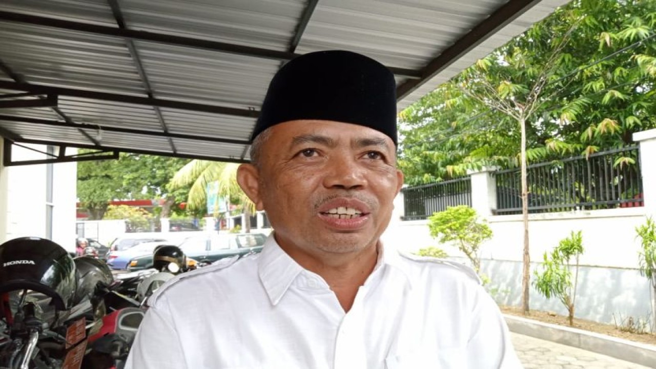 Kepala Seksi Penyelenggaraan Haji dan Umrah Kantor Kementerian Agama Kota Mataram H Kasmi. (ANTARA/Nirkomala)