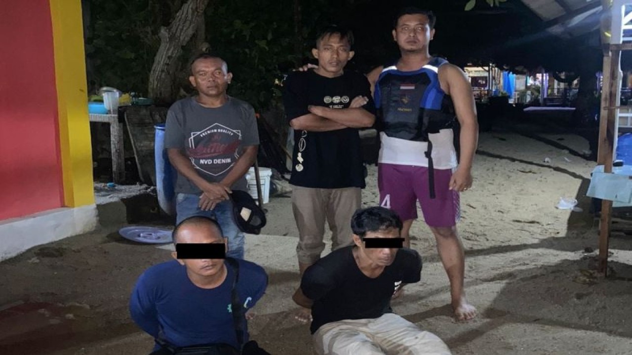 Polda Kepri usai menggagalkan pengiriman PMI ilegal di perairan Batam, Kepri, Rabu (5/7/2023). (ANTARA/HO-Humas Polda Kepri)