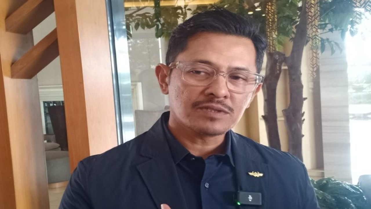 Ketua Indonesia National Air Carriers Association (INACA), Denon Prawiraatmadja. ANTARA/Ahmad Wijaya