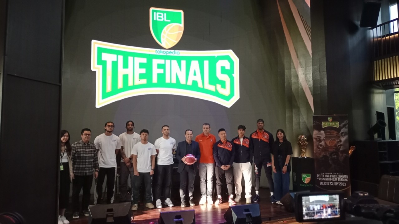 Konferensi pers menjelang final IBL 2023