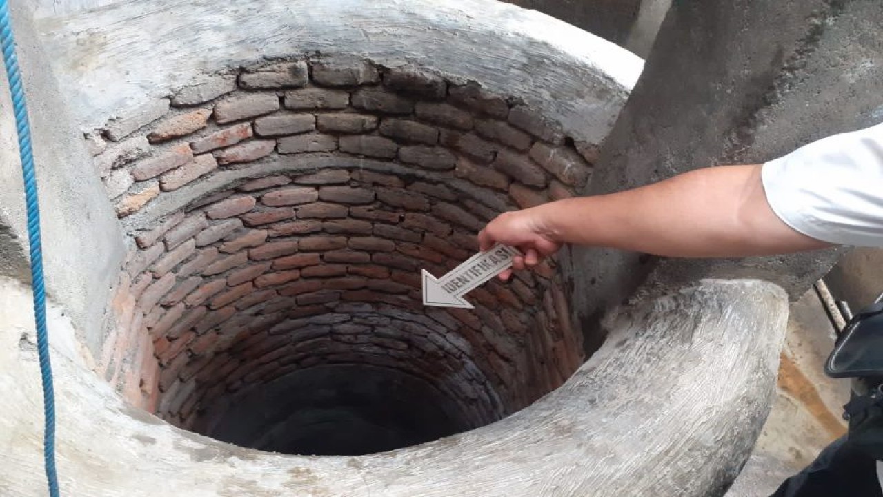 Lokasi korban tewas dalam sumur di Kabupaten Lombok Timur, Nusa tenggara Barat. (ANTARA/HO-Humas Polres Lombok Timur)