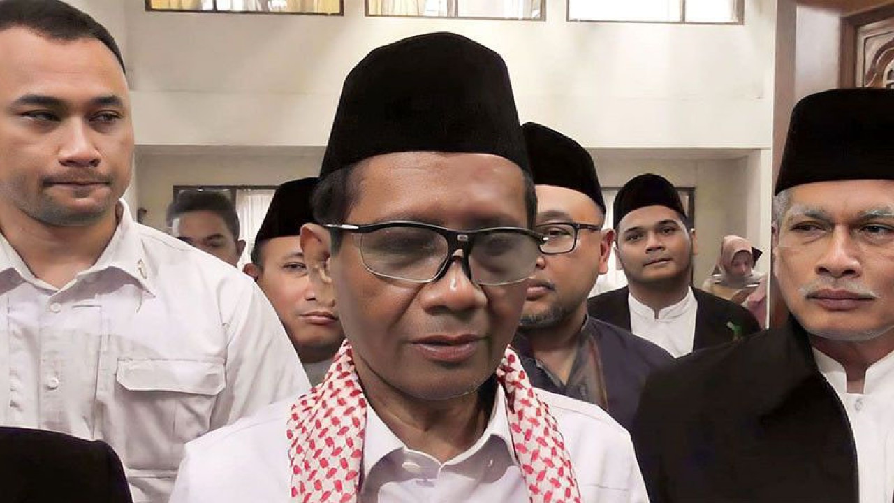 Menteri Koordinator Bidang Politik, Hukum, dan Keamanan Mahfud MD. ANTARA/Wisnu Adhi/pri.