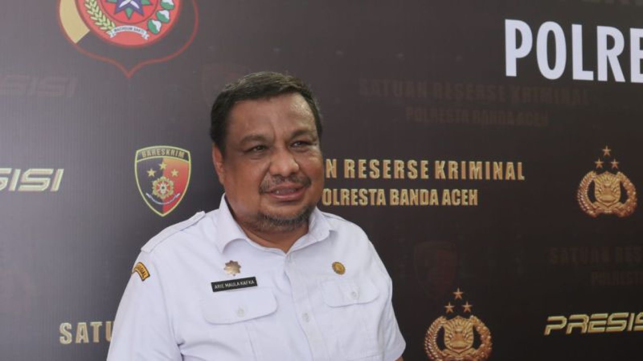 Kepala Dinsos Banda Aceh Arie Maula Kafka (ANTARA/Nurul Hasanah)