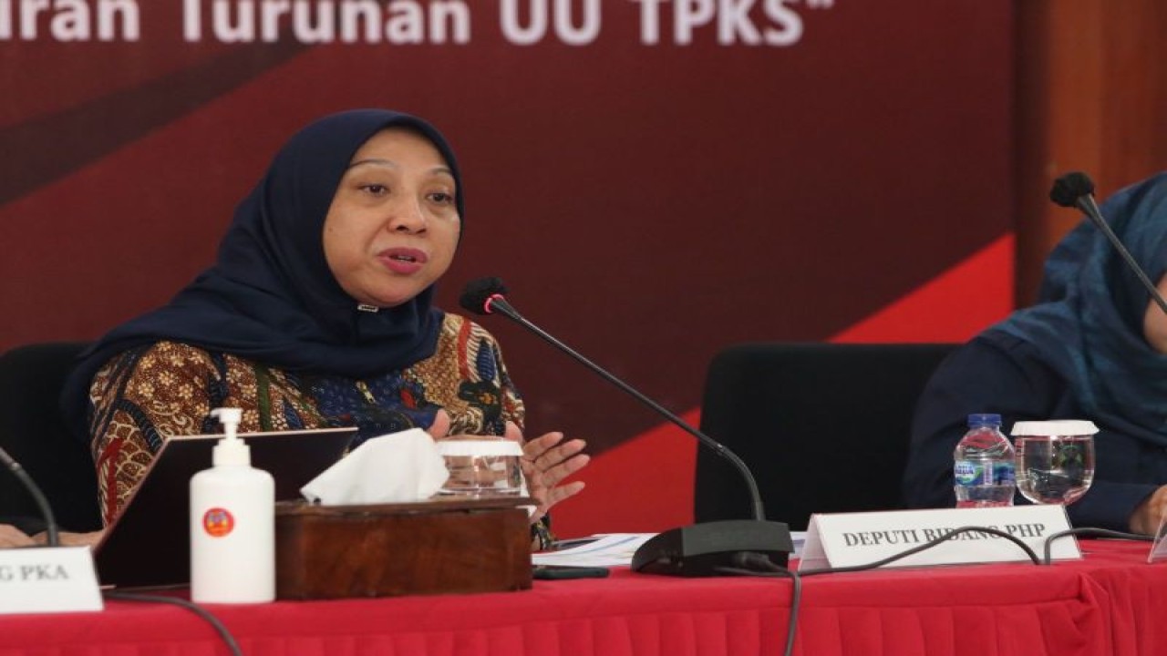 Deputi Bidang Perlindungan Hak Perempuan Kementerian Pemberdayaan Perempuan dan Perlindungan Anak Ratna Susianawati. (ANTARA/ HO-Kemen PPPA)