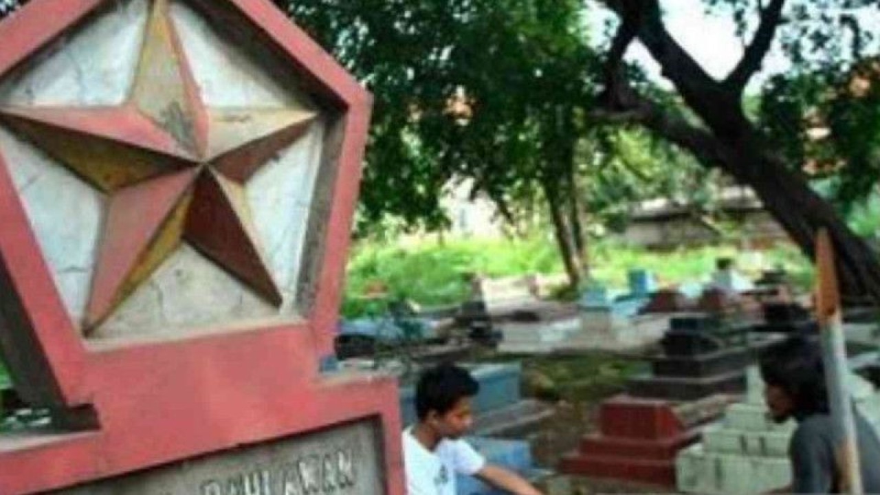Makam Pahlawan Lemahabang yang berlokasi di Desa Simpangan, Kecamatan Cikarang Utara, Kabupaten Bekasi, Jawa Barat. ANTARA/Pradita Kurniawan Syah
