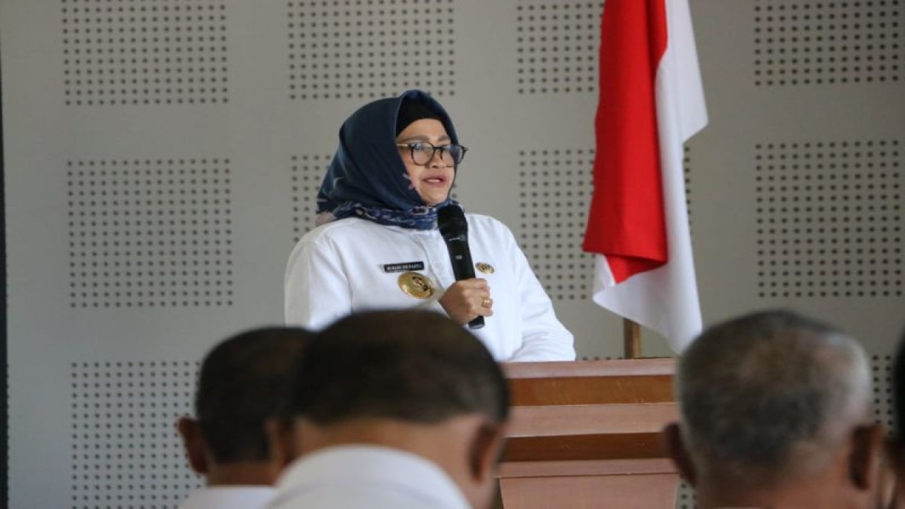 Penjabat Bupati Kulon Progo Ni Made Dwipanti Indrayanti memberikan arahan dalam penyusunan RPJPD 2026-2045 di Kulon Progo, DIY, Rabu (26/7/2023). ANTARA/HO-Humas Pemkab Kulon Progo