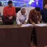 Penandatanganan kerja sama antara UIN STS Jambi dengan UNIMAS dan UITM Malaysia (ANTARA/HO-UIN Jambi)-1689932845
