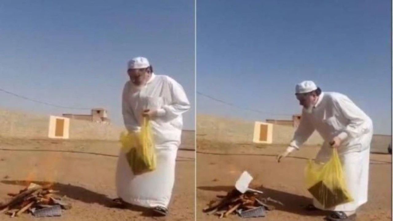 Salim bin Fadghan Al Rashidi, pengusaha Arab Saudi, membakar buku catatan utang dan memaafkan semua orang yang berutang kepadanya. (Gulf News)