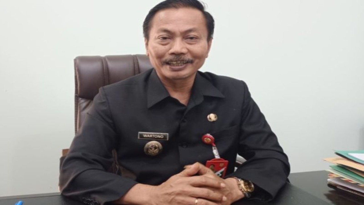 Wakil Wali Kota Banjarbaru Wartono menjabat sebagai Ketua LPTQ Banjarbaru dan Ketua Panitia MTQ XXXIV Tingkat Provinsi Kalimantan Selatan di Kota Banjarbaru Tahun 2023. (ANTARA/Yose Rizal)