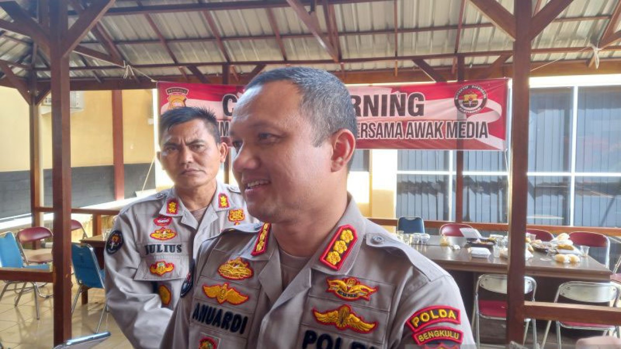 Kabid Humas Polda Bengkulu Kombes Pol Anuardi. ANTARA/Anggi Mayasari