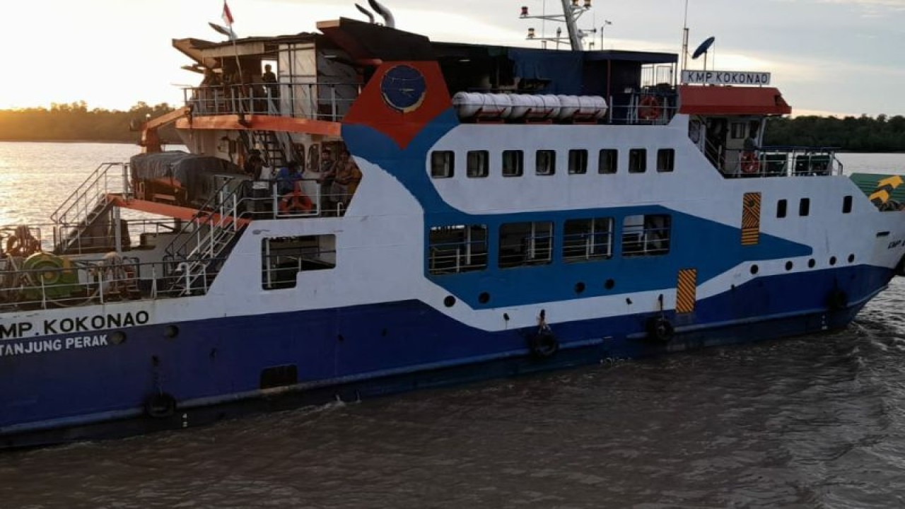 KMP Kokonao salah satu kapal perintis milik PT ASDP Indonesia Ferry (Persero). ANTARA/HO-ASDP