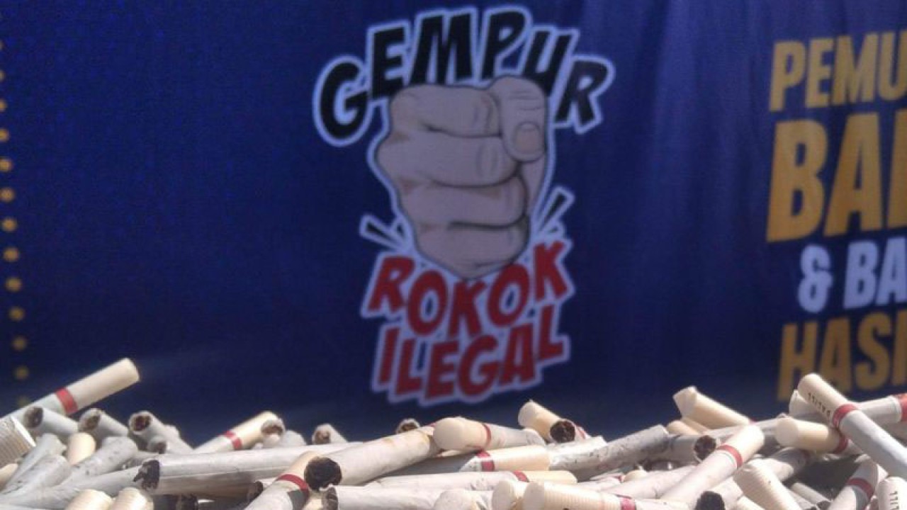 Rokok ilegal. (ANTARA/Akhmad Nazaruddin Lathif)