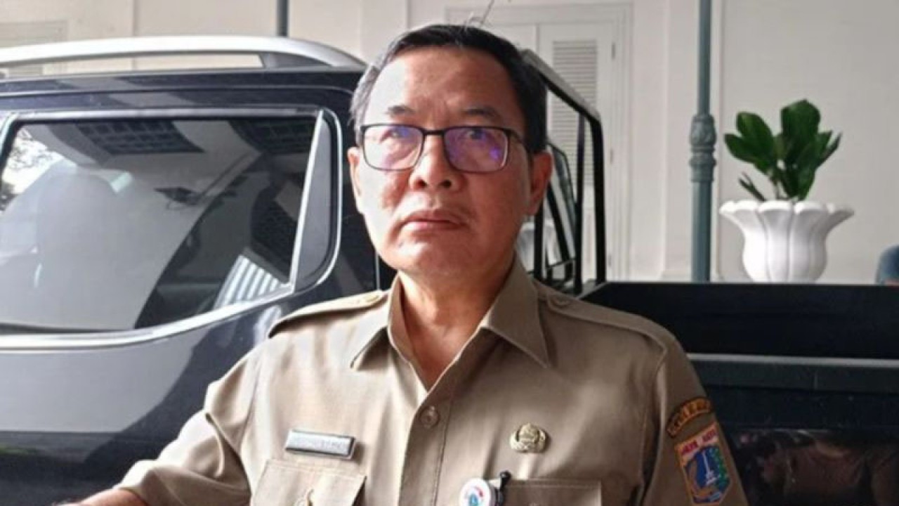 Kepala Dinas Sumber Daya Air (SDA) DKI Jakarta Yusmada Faizal di Balai Kota DKI, Jakarta Pusat, Senin (3/7/2023). ANTARA/Siti Nurhaliza