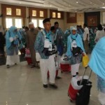 Sejumlah haji bersiap berangkat di Kabupaten Tasikmalaya, Jawa Barat beberapa waktu lalu. (ANTARA/HO-Kemenag Kabupaten Tasikmalaya)-1689588346