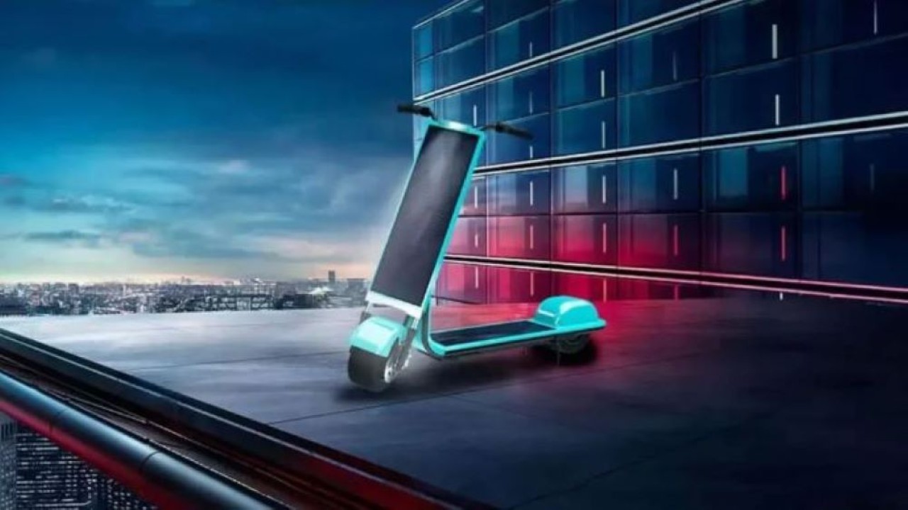 Perusahaan China Jiangsu Snail Zhixing Technology mengumumkan kehadiran skuter listrik S80 Solar Scooter. (Gizmochina)