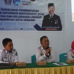 Sosialisasi Diskominfo terkait pembentukan KIM di Kecamatan Puuwatu, Kota Kendari, Sultra. (Antara/HO-Pemkot Kendari)-1688631632