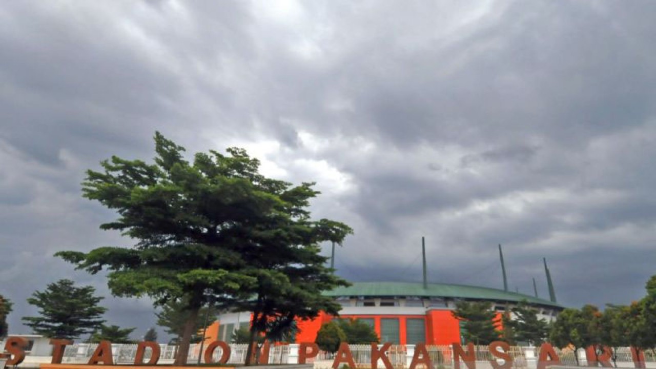 Stadion Pakansari, Cibinong, Kabupaten Bogor, Jawa Barat. (ANTARA/M Fikri Setiawan)