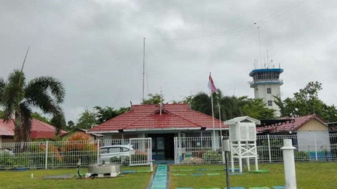 Suasana kantor BMKG Kotawaringin Barat. (ANTARA/Safitri RA.)