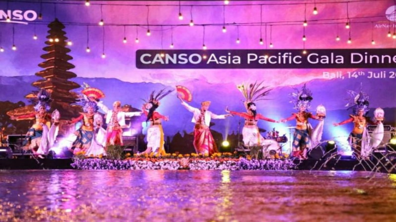 Suasana penyelenggaraan CANSO Asia Pacific Conference 2023 di Bali. ANTARA/HO-AirNav Indonesia.