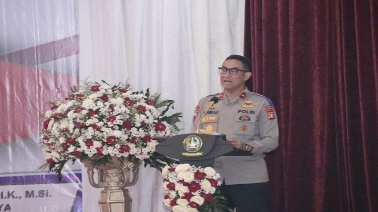Wakapolda Metro Jaya Brigjen Pol Suyudi Ario Seto saat mengisi acara seminar hukum tentang TPPO di Balai Pertemuan Polda Metro Jaya, Selasa (18/7/2023) ANTARA/HO-Humas Polda Metro Jaya