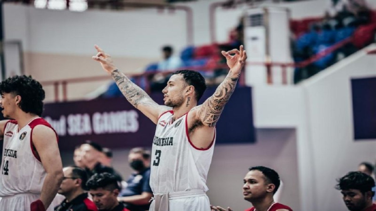 Pemain basket Timnas Indonesia peraih emas SEA Games 2023 Brandon Jawato. ANTARA/HO-Perbasi