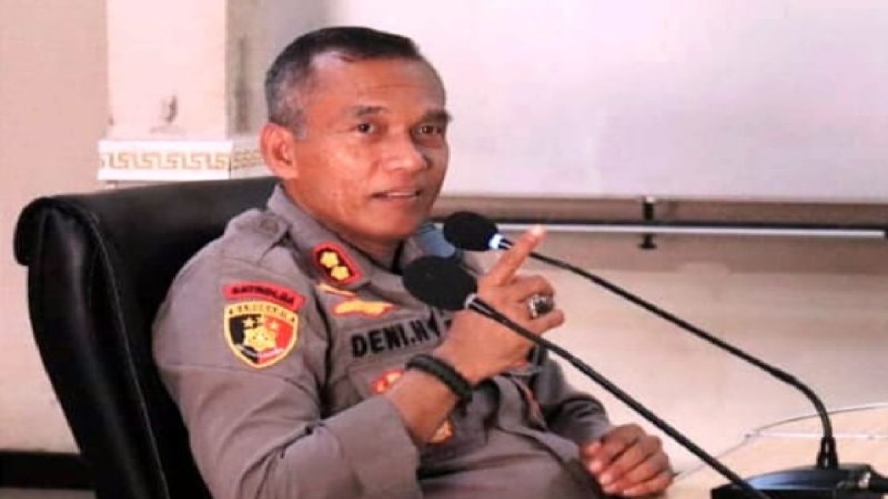 Waka Polresta Jayapura Kota Akbp Denny Hardiana. (ANTARA/HO/Polresta Jayapura Kota)