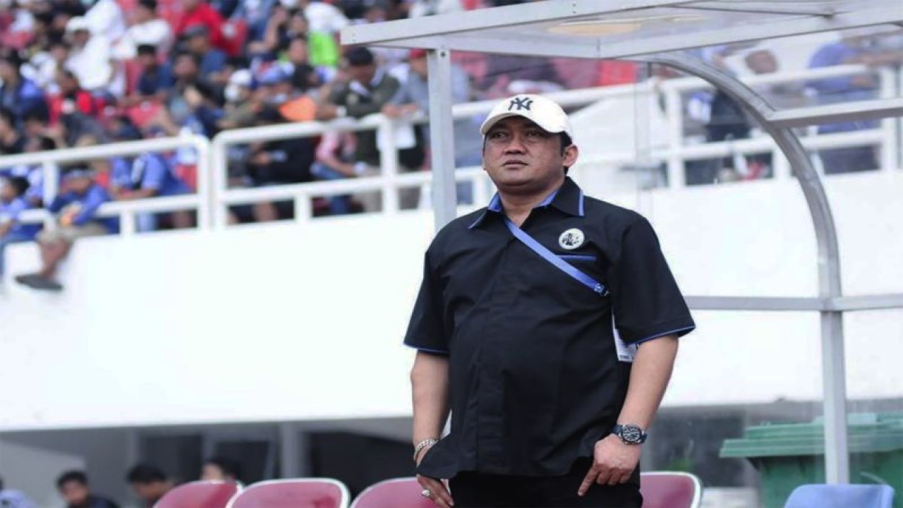 Manajer Tim Arema FC Wiebie Dwi Andriyas (ANTARA/HO-@wiebie_andriyas76)