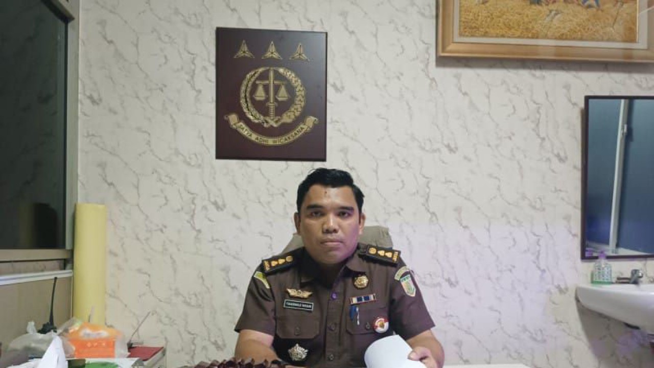 Kepala Seksi Penerangan Hukum Kejati Sumut Yos A Tarigan. (ANTARA/M Sahbainy Nasution)