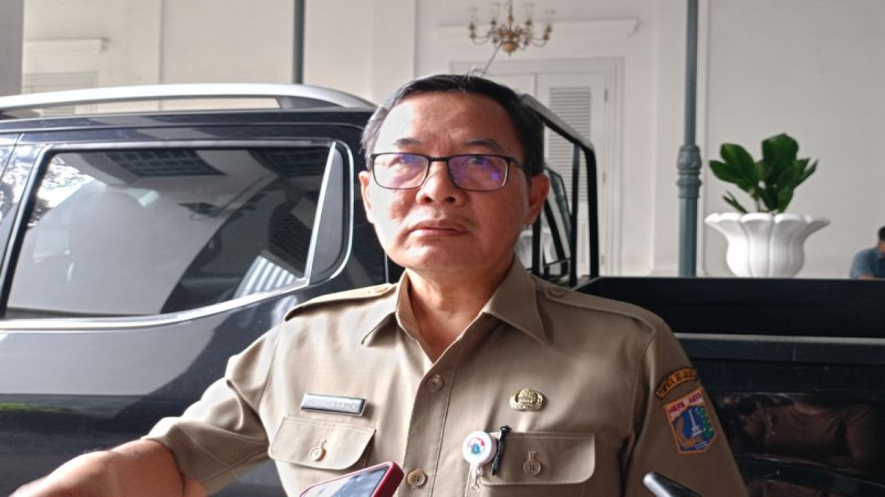 Kepala Dinas Sumber Daya Air (SDA) DKI Jakarta Yusmada Faizal di Balai Kota DKI, Jakarta Pusat, Senin (3/7/2023). ANTARA/Siti Nurhaliza