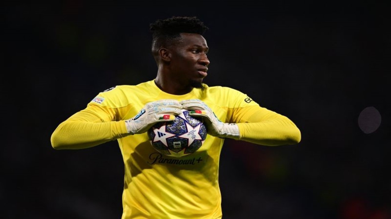 Andre Onana (Photo by Marco BERTORELLO / AFP) (AFP/MARCO BERTORELLO)