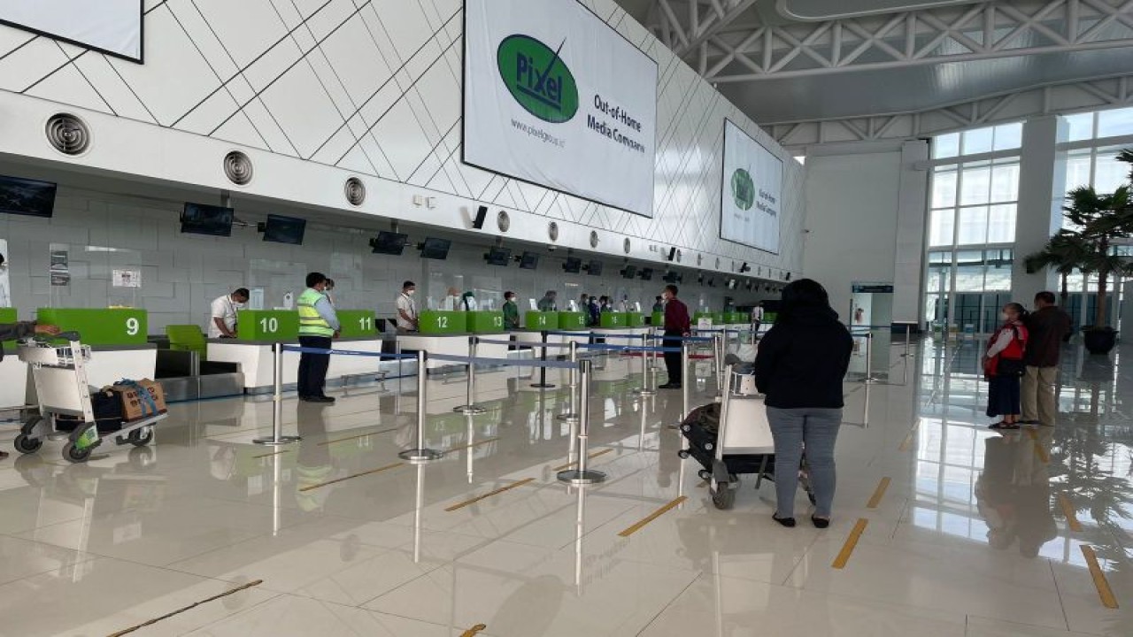 Bandara Internasional Jenderal Ahmad Yani Semarang, Jawa Tengah. ANTARA/HO-AP1
