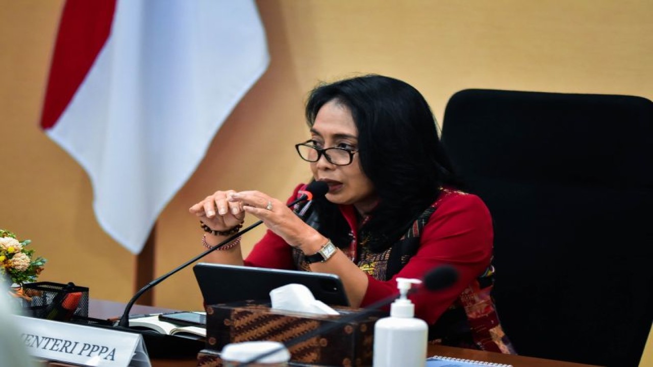 Menteri Pemberdayaan Perempuan dan Perlindungan Anak Bintang Puspayoga. (ANTARA/ HO-Kemen PPPA)