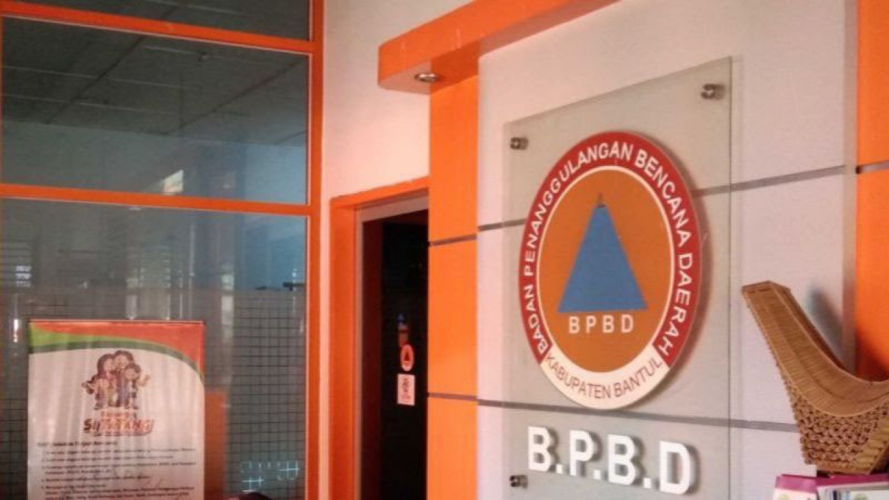 Kantor Badan Penanggulangan Bencana Daerah (BPBD) Kabupaten Bantul, Daerah Istimewa Yogyakarta. (ANTARA/Hery Sidik)