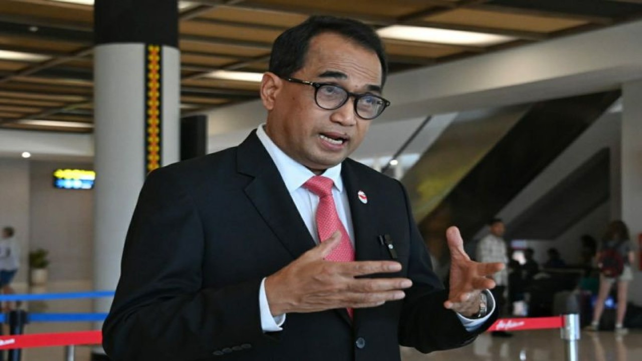 Menhub Budi Karya Sumadi. ANTARA/HO-Biro Komunikasi dan Informasi Publik (BKIP) Kemenhub