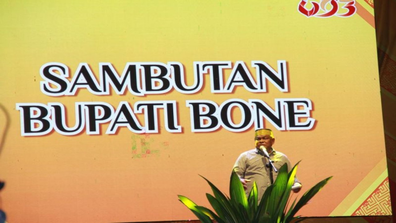 Bupati Bone H A Fahsar M Padjalangi.ANTARA/HO-Pemkab Bone