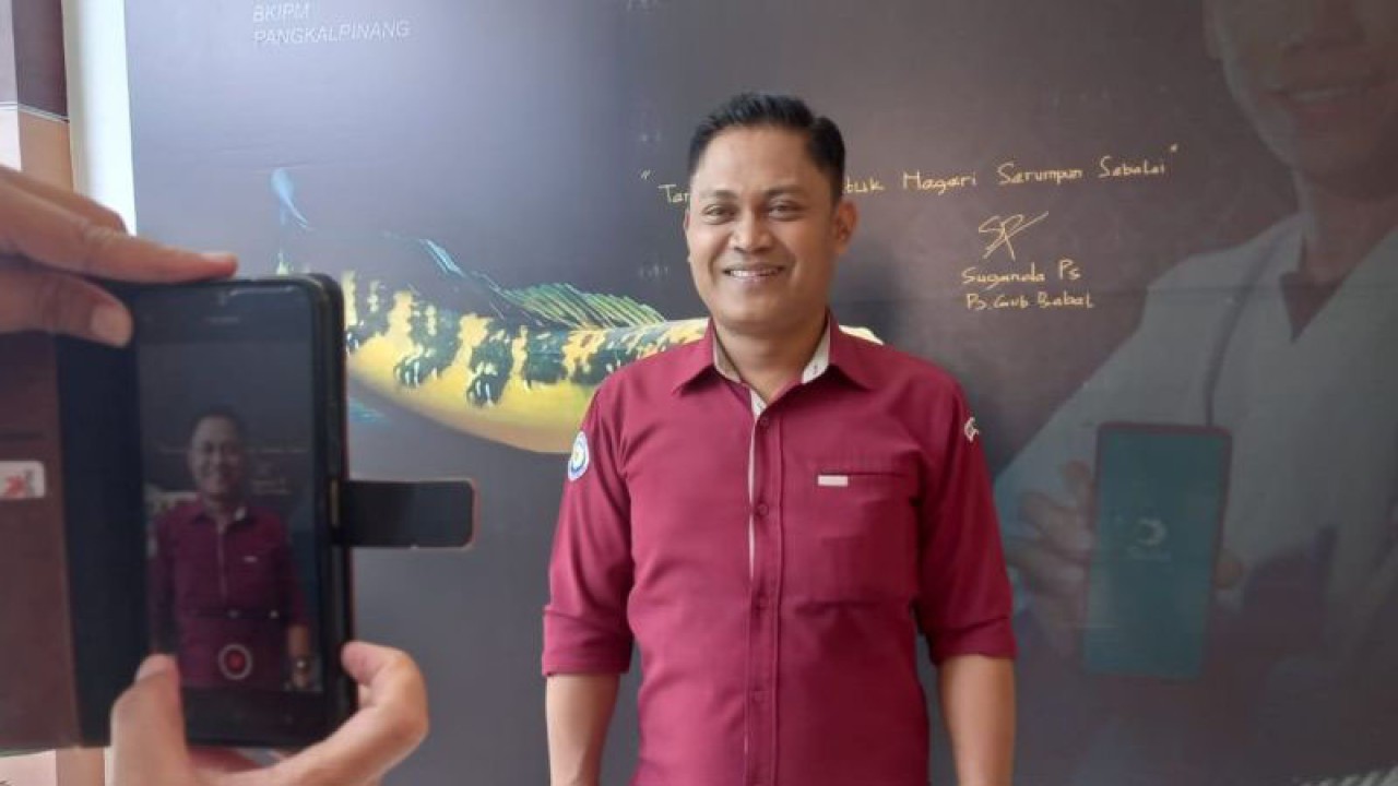 Kepala BKIPM Provinsi Kepulauan Babel Dedy Arief Hendriyanto. ANTARA/Aprionis