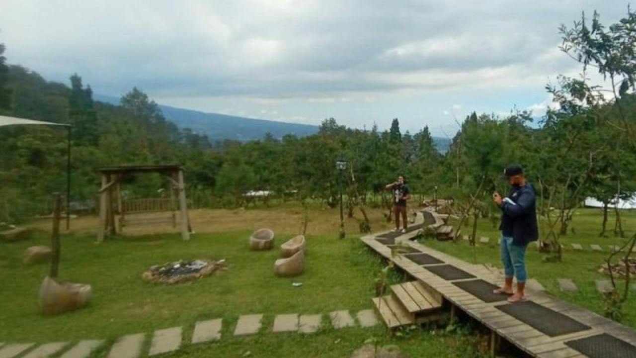 Kondisi Desa Wisata Batulayang, Cisarua, Kabupaten Bogor, Jawa Barat. (ANTARA/HO-Kemenparekraf RI)