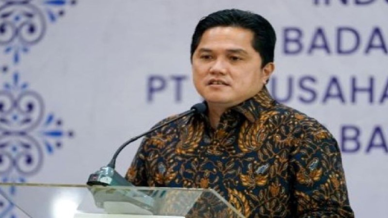 Menteri BUMN Erick Thohir. ANTARA/HO-Kementerian BUMN/am.