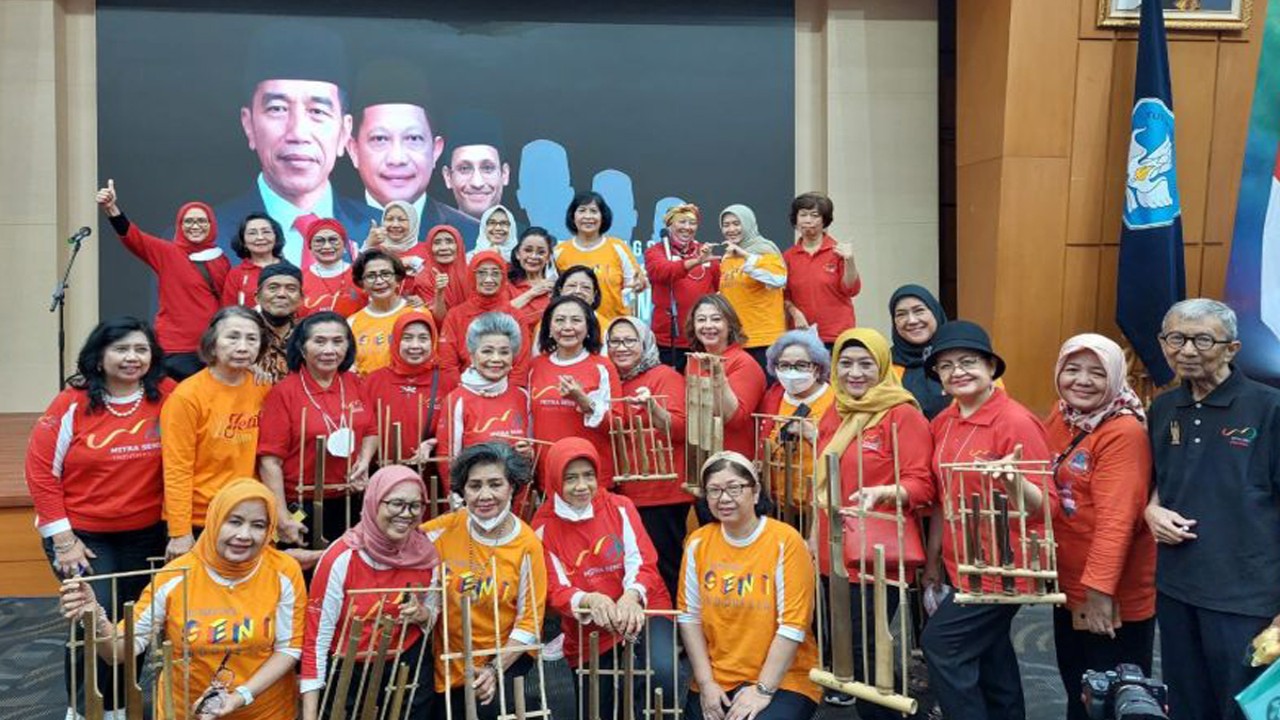 Mitra Seni Indonesia akan berpartisipasi dalam pemecahan rekor pertunjukan angklung terbesar di dunia yang akan digelar di Stadion Gelora Bung Karno, Senayan, Jakarta Pusat pada Sabtu (5/8). (ANTARA/HO/Mitra Seni Indonesia)