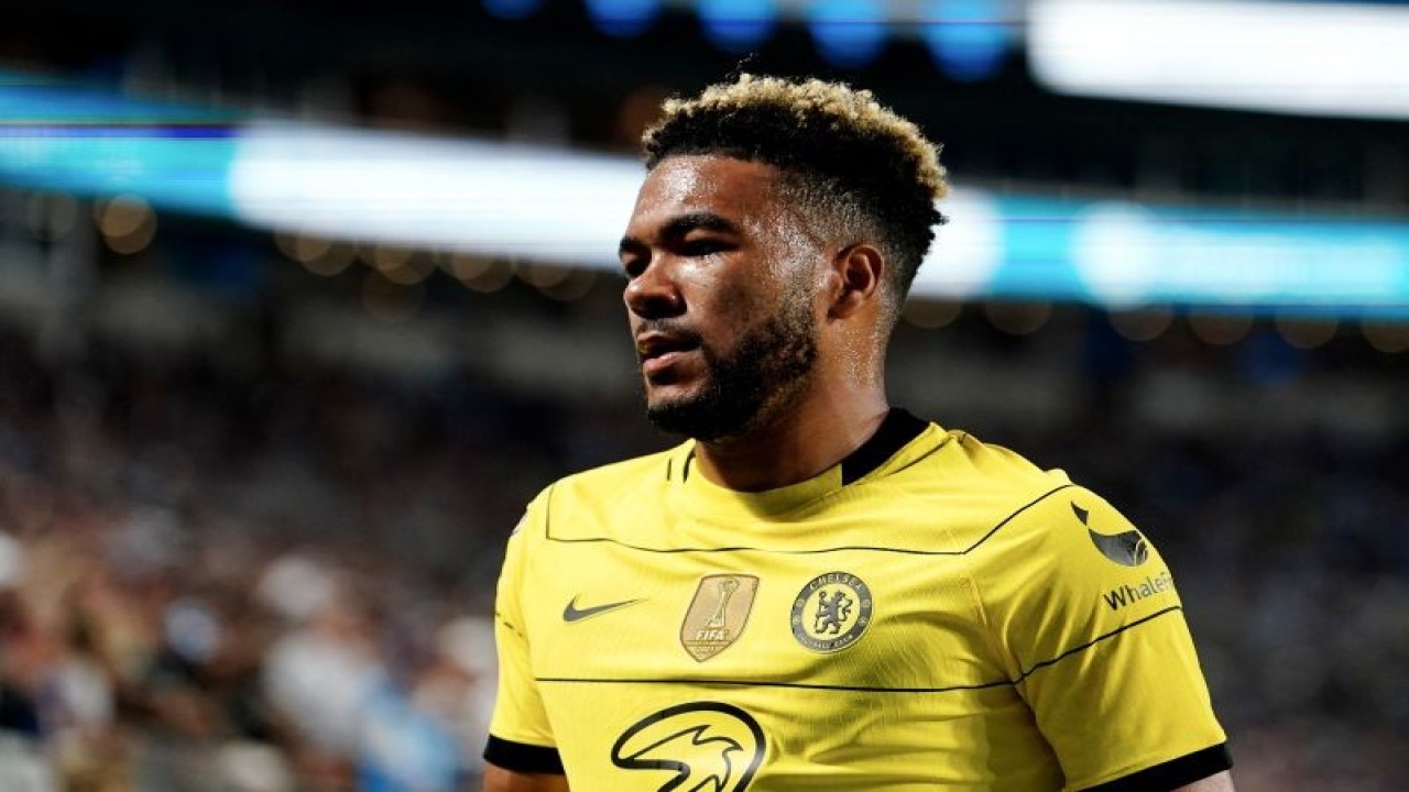 Foto arsip - Pemain Chelsea Reece James. (Getty Images via AFP/JACOB KUPFERMAN)
