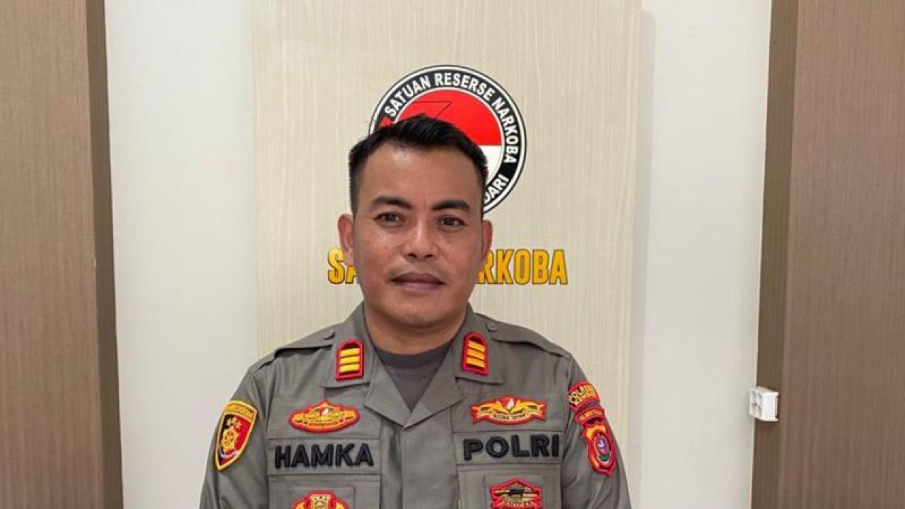 Kepala Sat Resnarkoba Polresta Kendari. (Antara/La Ode Muh Deden Saputra)