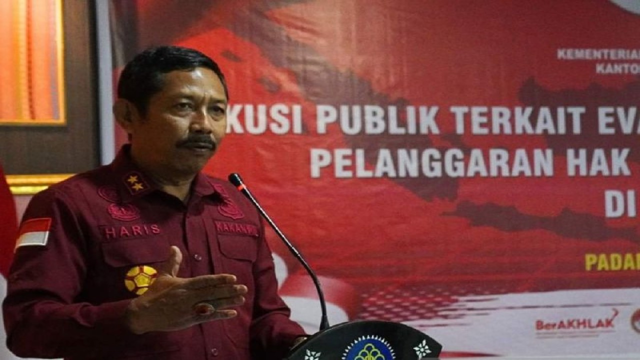 Kepala Kanwil Kemenkumham Sumbar Haris Sukamto. ANTARA/HO-KUMHAMSumbar