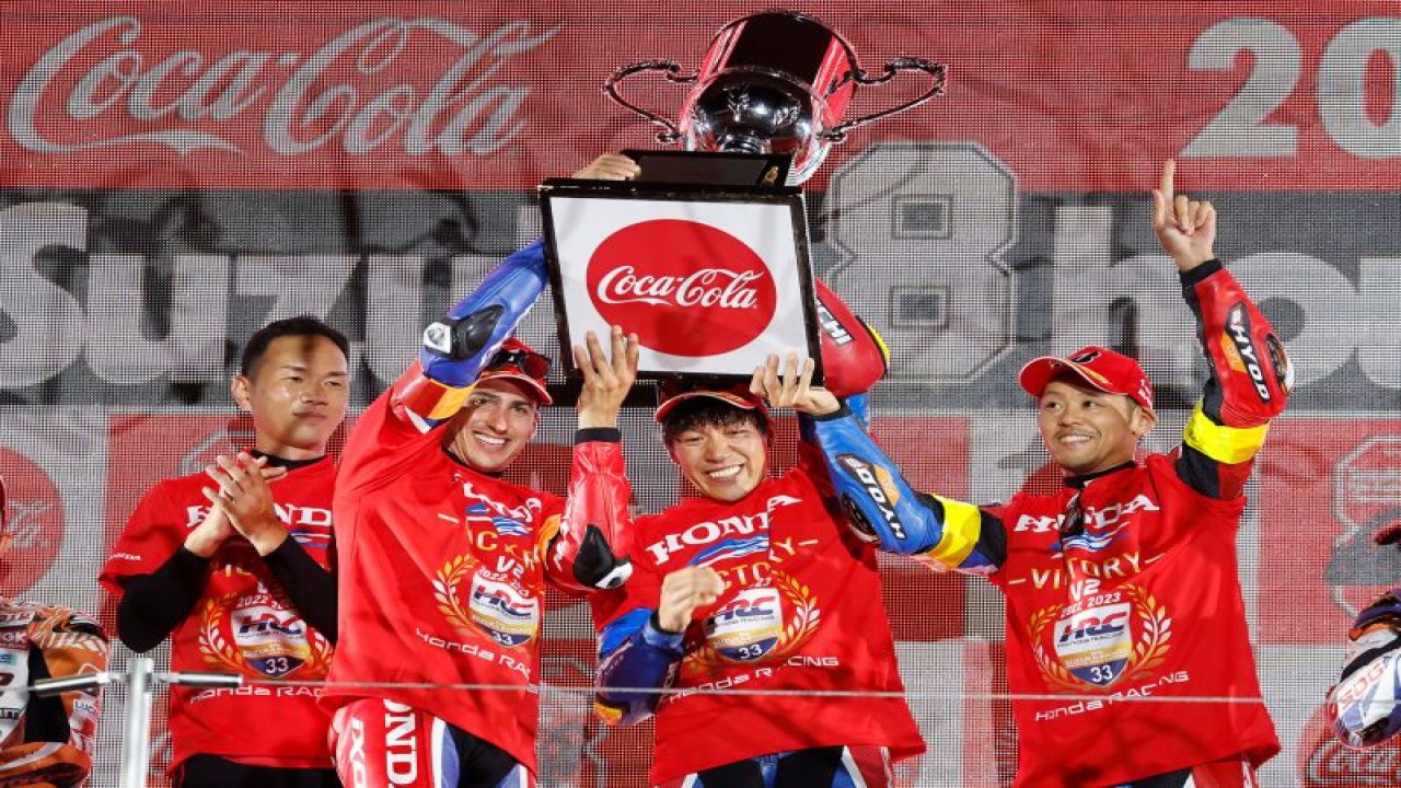 TIm HRC memenangkan gelar juara Suzuka 8 Hours 2023. (ANTARA/HO/WSBK)