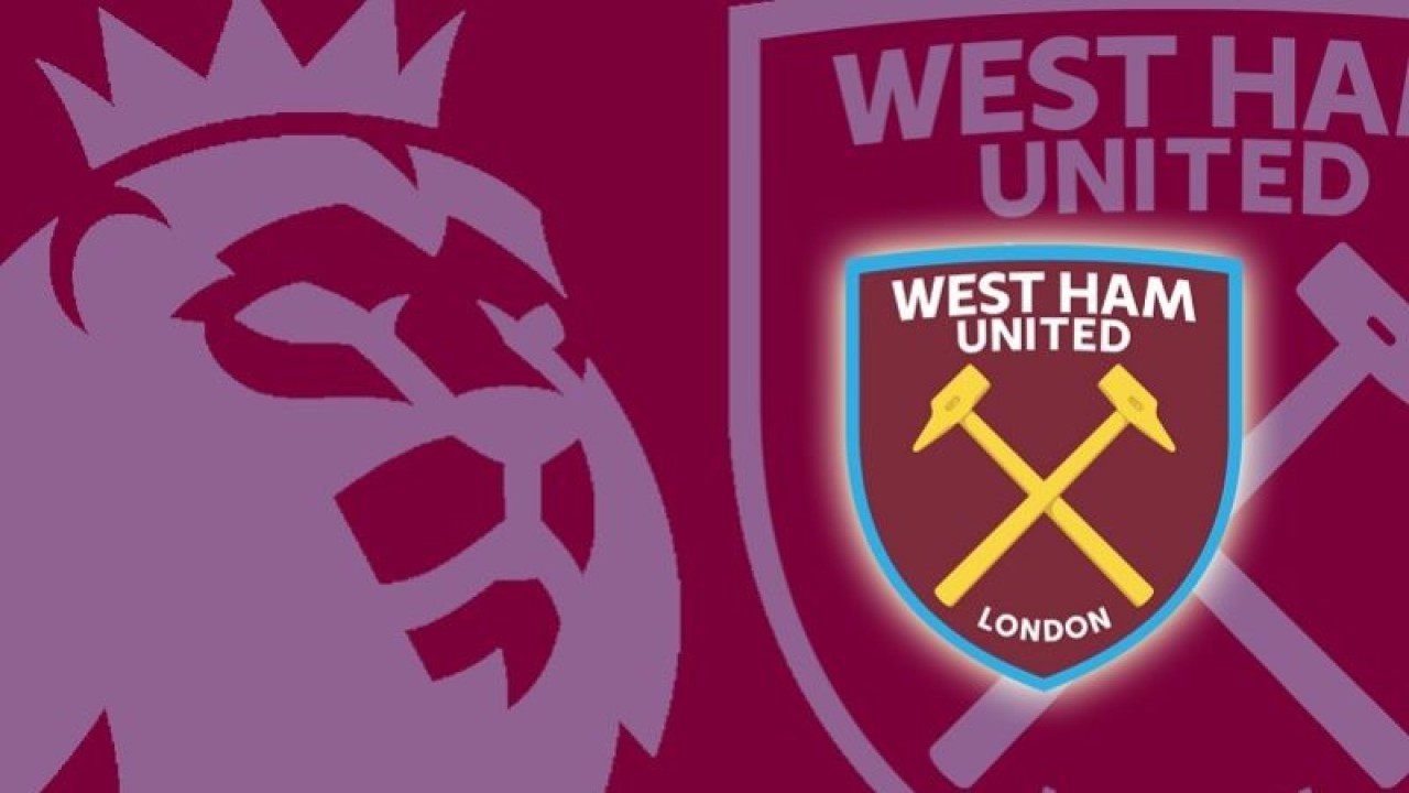 Ilustrasi logo klub Liga Premier Inggris, West Ham United. (ANTARA/Gilang Galiartha)