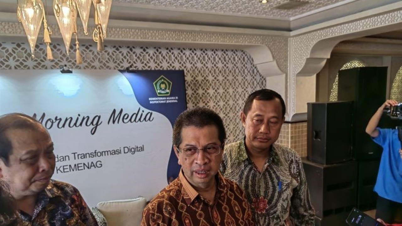 Inspektur Jenderal Kementerian Agama Faisal. (ANTARA/Asep Firmansyah)