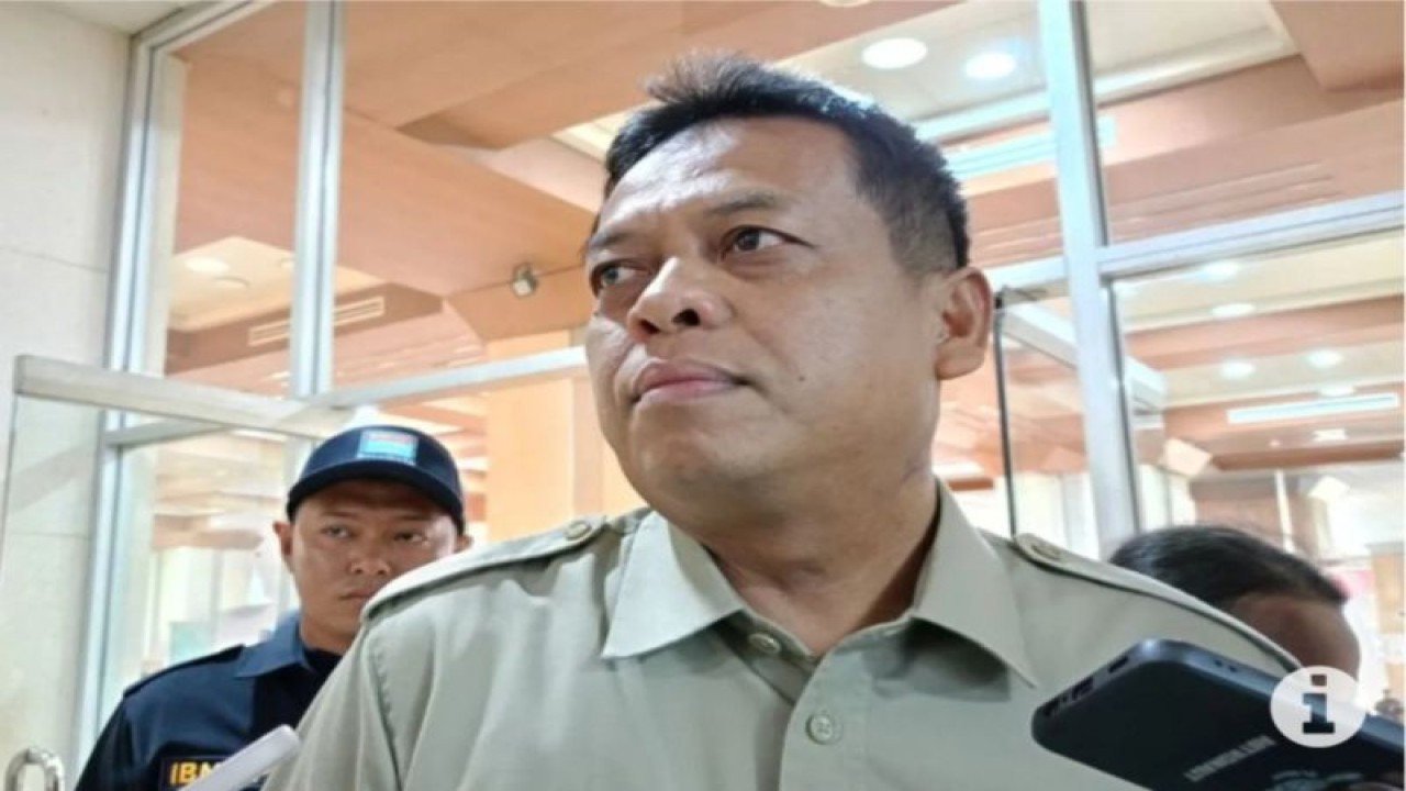 Sekretaris Daerah (Sekda) Provinsi DKI Jakarta Joko Agus Setyono di Balai Kota DKI, Jakarta Pusat, Senin (21/8/2023). (ANTARA/Siti Nurhaliza)