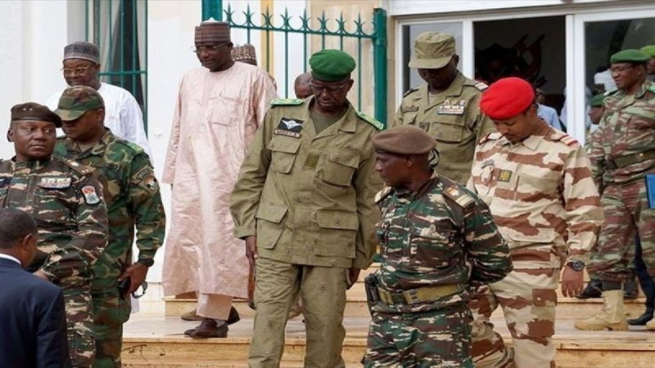 Junta militer Niger. (Anadolu/Xaume Olleros)
